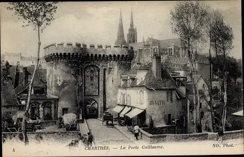 Ak Chartres Eure et Loir, Porte Guillaume
