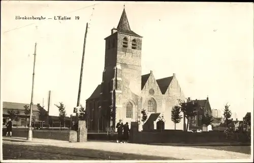 Ak Blankenberghe Blankenberge Westflandern, Die Kirche