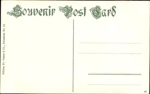 Ak Jerusalem Israel, Blick vom Ölberg