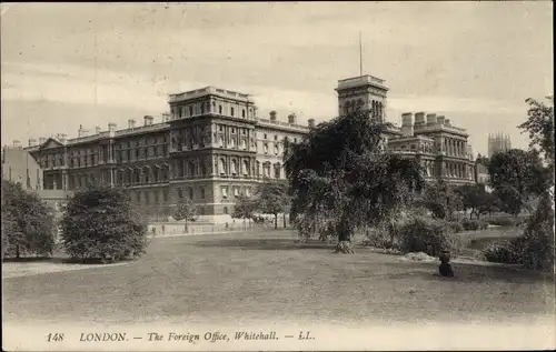 Ak London City England, The Foreign Office, Whitehall
