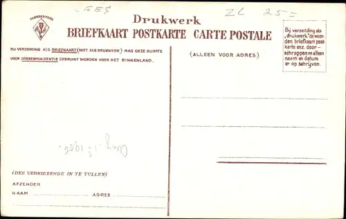 Ak Zeeland, Frau in Tracht, Schubkarre