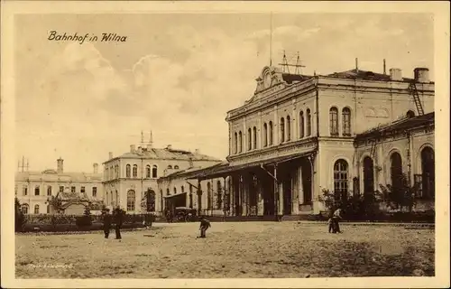 Ak Vilnius Wilna Litauen, Bahnhof