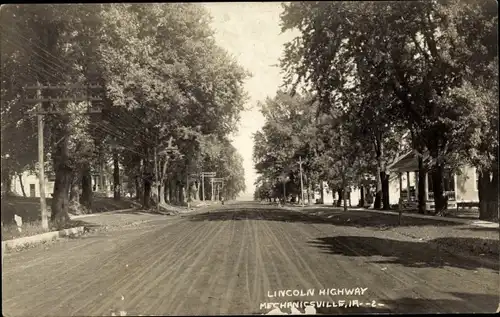 Foto Ak Mechanicsville Iowa USA, Lincoln Highway