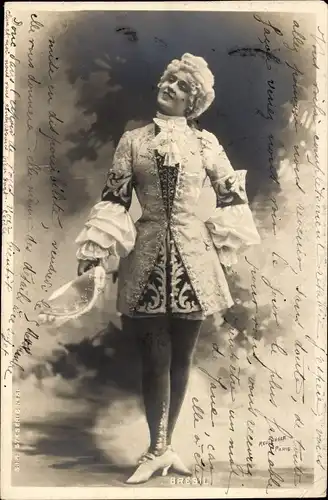 Ak Schauspielerin Bresil, Portrait, Kostüm