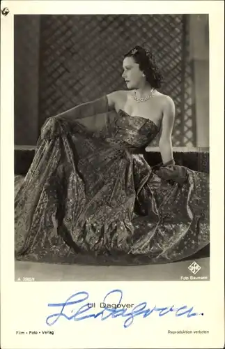 Ak Schauspielerin Lil Dagover, Portrait, Autogramm