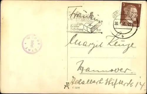 Ak Schauspielerin Marianne Hoppe, Portrait, Autogramm