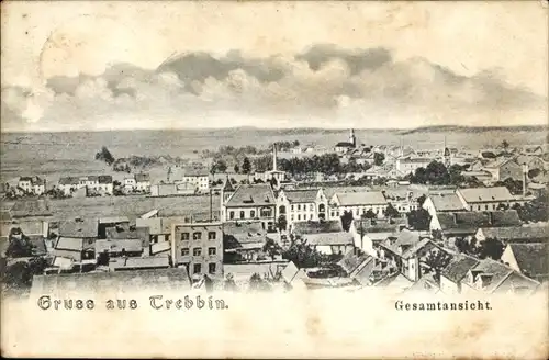Ak Trebbin im Kreis Teltow Fläming, Gesamtansicht