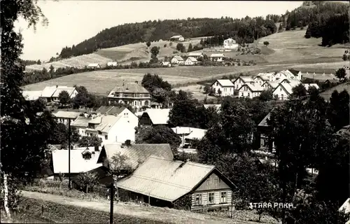 Foto Ak Stará Paka Altpaka Region Karlsbad, Teilansicht