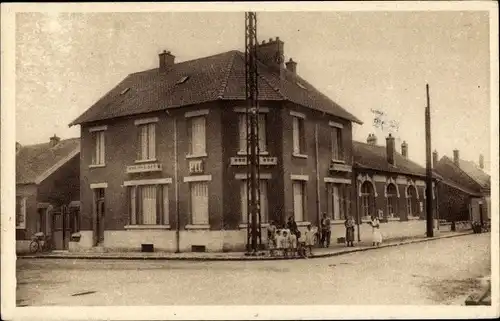 Ak Villers Bretonneux Somme, Poste