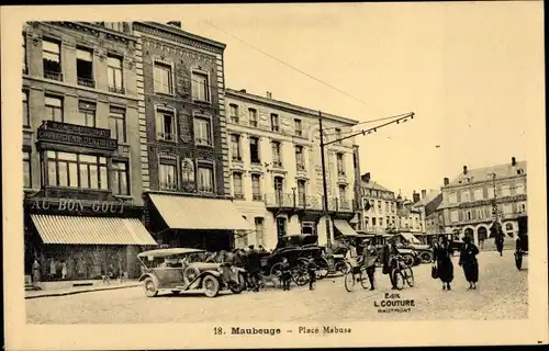 Ak Maubeuge Nord, Place Mabuse