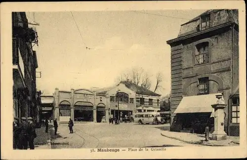 Ak Maubeuge Nord, Place de la Grisoelle