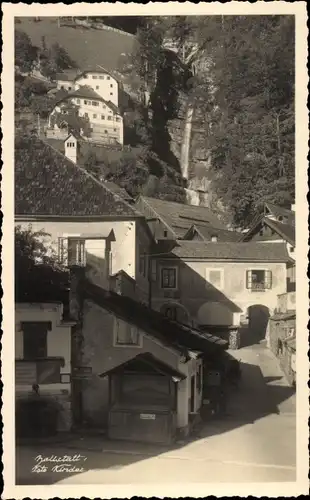 Ak Hallstatt im Salzkammergut Oberösterreich, Teilansicht