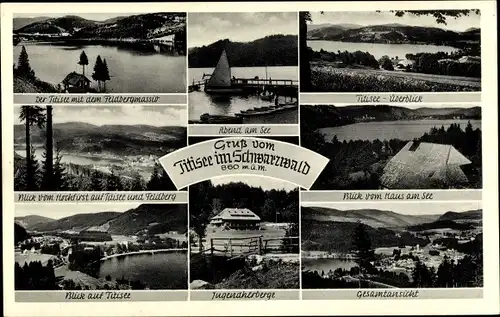 Ak Titisee Neustadt im Breisgau Hochschwarzwald, Feldbergmassiv, Jugendherberge, Haus am See