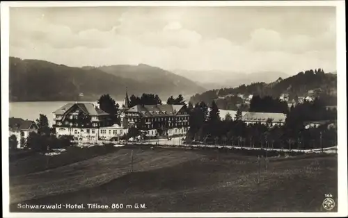 Ak Titisee Neustadt im Breisgau Hochschwarzwald, Schwarzwald Hotel