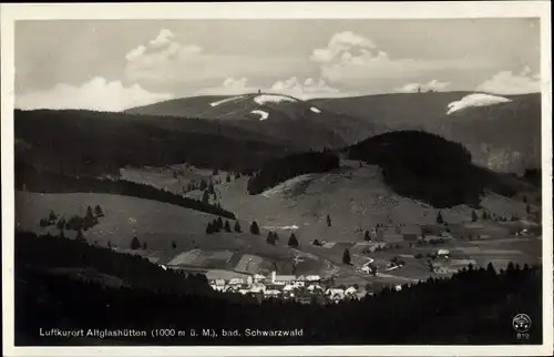 Ak Altglashütten Feldberg im Schwarzwald, Panorama