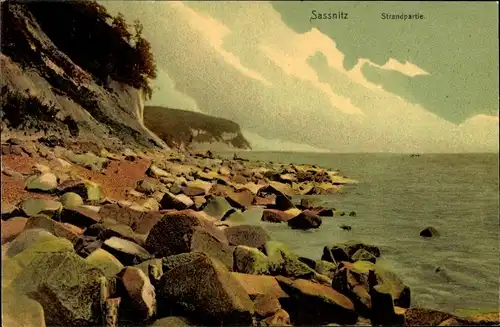 Ak Sassnitz auf Rügen, Strand