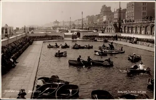 Ak Brighton East Sussex England, Bootssee