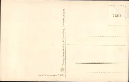 Ak Grünhain im Erzgebirge Sachsen, Teilansicht