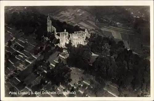 Ak Bad Dürkheim in der Pfalz, Abtei Limburg, Luftaufnahme