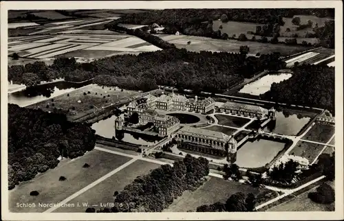 Ak Nordkirchen in Westfalen, Schloss Nordkirchen, Luftbild