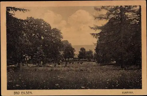 Ak Bad Eilsen Niedersachsen, Kurpark