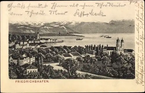 Litho Friedrichshafen am Bodensee, Totalansicht