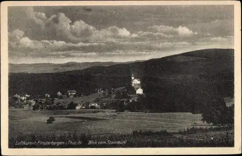 Ak Finsterbergen Friedrichroda im Thüringer Wald, Steinbühl, Gesamtansicht