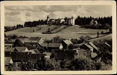 Ak Finsterbergen Friedrichroda im Thüringer Wald, Totalansicht