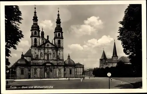 Ak Fulda in Hessen, Dom, Michaeliskirche