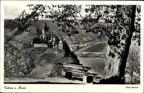 Ak Cochem an der Mosel, Burg, Panorama