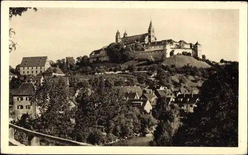 Ak Comburg Schwäbisch Hall in Württemberg, Schloss Comburg, Haalsteige