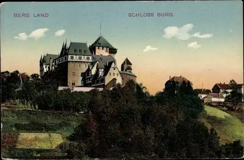 Ak Burg an der Wupper Solingen, Schloss Burg