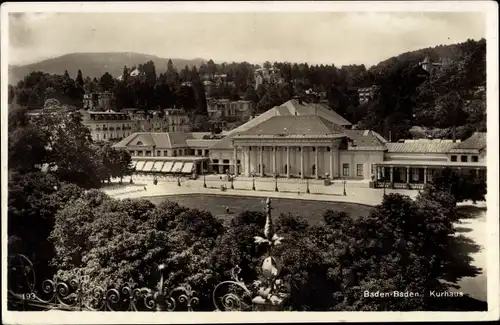 Ak Baden Baden am Schwarzwald, Kurhaus