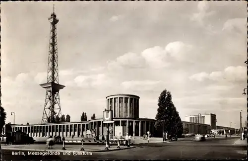 Ak Berlin Charlottenburg Westend, Funkturm, Messegelände