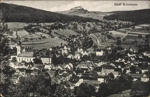 Ak Bad Brückenau im Sinntal Unterfranken, Totalansicht