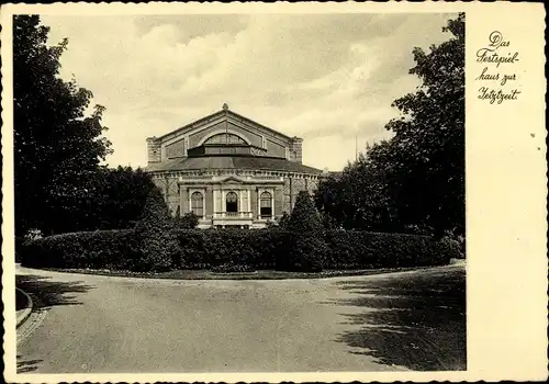 Ak Bayreuth in Oberfranken, Festspielhaus