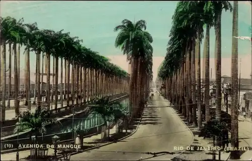 Ak Rio de Janeiro Brasilien, Avenida do Mangue