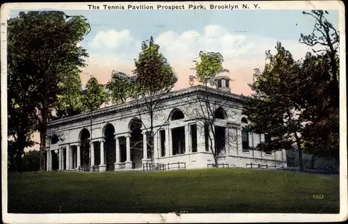 Ak Brooklyn New York City USA, Tennis Pavillon Prospect Park