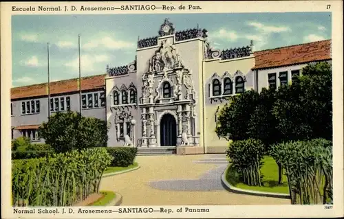 Ak Santiago Panama, Normalschule JD Arosemena