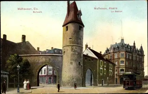 Ak Mulhouse Mülhausen Elsass Haut Rhin, Le Bastion