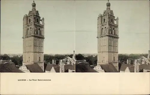 Stereo Ak Loches Indre-et-Loire, La Tour Saint-Antoine