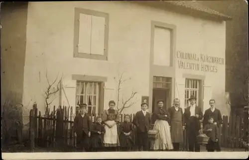 Foto Ak Deutschland, Kolonialwarenhandlung Valentin Hences