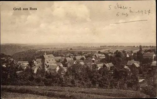 Ak Roes in der Eifel, Gesamtansicht