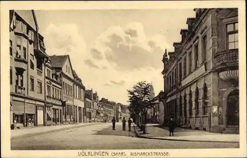Ak Völklingen im Saarland, Bismarckstraße