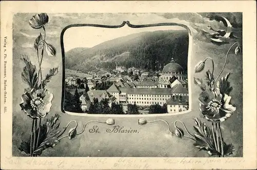 Ak Sankt Blasien im Schwarzwald, Teilansicht der Stadt