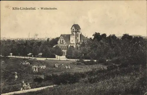 Ak Lindenthal Köln am Rhein, Waldschenke