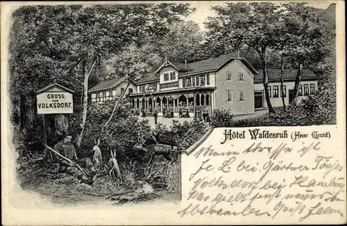 Ak Hamburg Wandsbek Volksdorf, Hotel Waldesruh