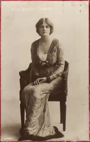 Ak-Schauspielerin Gladys Cooper, Porträt