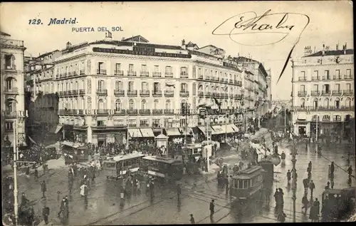 AK Madrid, Spanien, Puerta del Sol