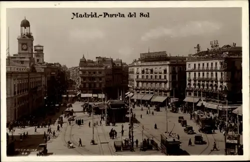 AK Madrid, Spanien, Puerta del Sol